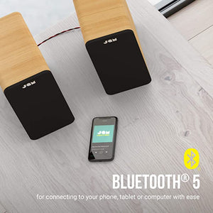 Golden Discs Tech & Turntables JAM Bluetooth Bookshelf Speakers [Tech & Turntables]