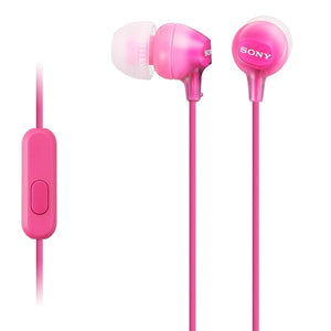 Golden Discs Accessories Sony MDR-EX15AP Earphones with Mic and Control - Pink [Accessories]