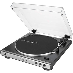 Golden Discs Tech & Turntables Audio-Technica AT-LP60XUSB Automatic Belt Drive Turntable (Grey) [Tech & Turntables]