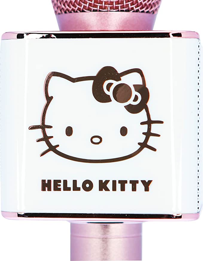 Golden Discs Accessories Hello Kitty Wireless Karaoke Microphone with Built-in Speaker in Rose Gold Pink [Accessories]