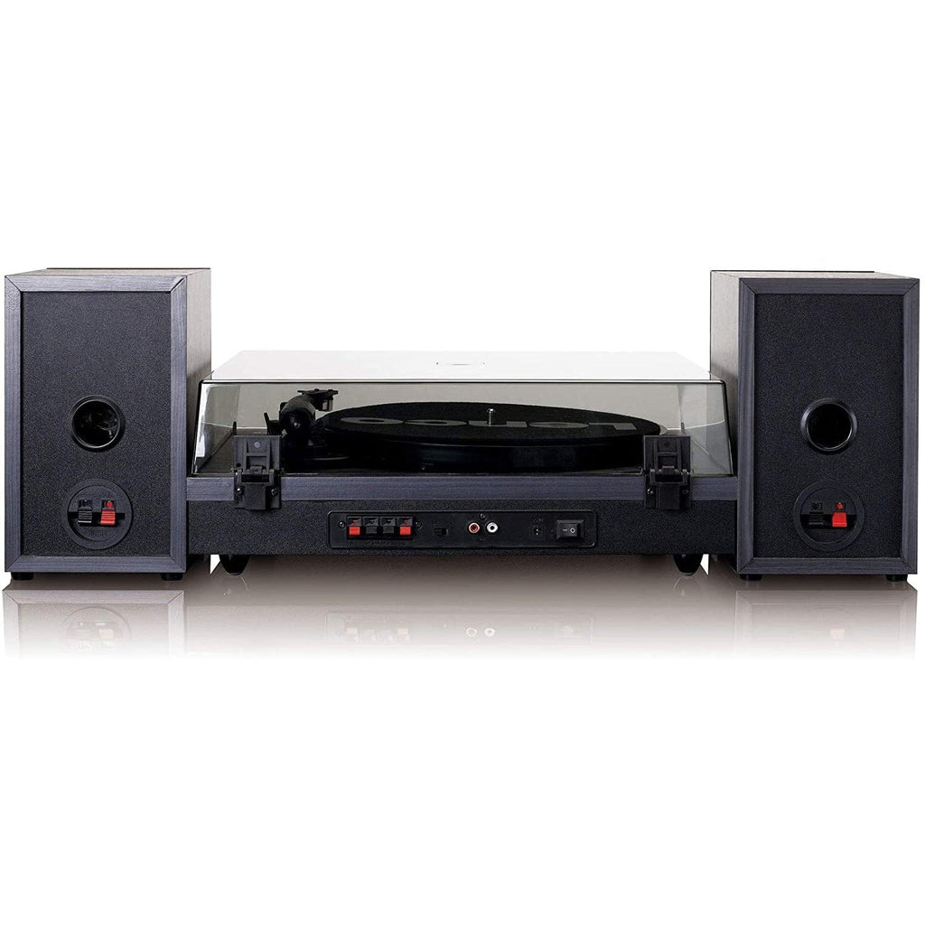 Golden Discs Tech & Turntables Lenco LS-300 – Bluetooth Turntable With Speakers (Black) [Tech & Turntables]