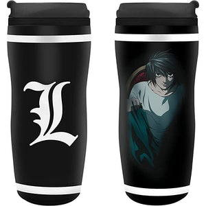 Golden Discs Flask Death Note - L Symbol [Travel Mug]