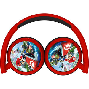 Golden Discs Accessories Mario Kart Wireless Kids Headphones - Red [Accessories]