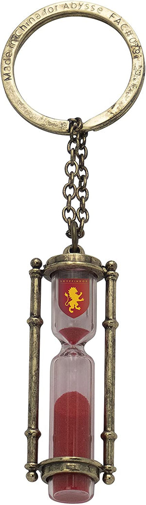 Golden Discs Keychain Harry Potter - 3D Gryffindor Hour Glass [Keychain]