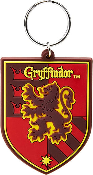 Golden Discs Posters & Merchandise Harry Potter: Gryffindor Crest Rubber [Keychain]