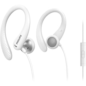 Golden Discs Accessories Philips Audio Sports Headphones A1105WT/00 With Microphone [Accessories]