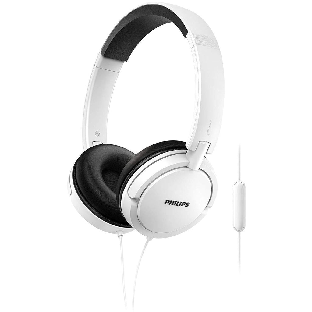Golden Discs Accessories Philips on-ear headphones SHL5005WT/00 on-ear headphones with cable White [Accessories]