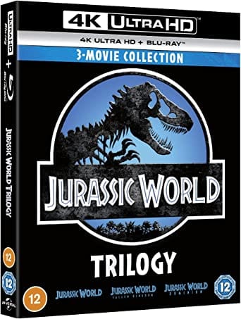 Golden Discs 4K Blu-Ray Jurassic World Trilogy - Colin Trevorrow [4K UHD]