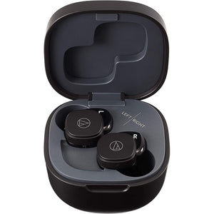 Golden Discs Accessories Audio-Technica ATH-SQ1TW Truly Wireless Earbuds, Black [Accessories]