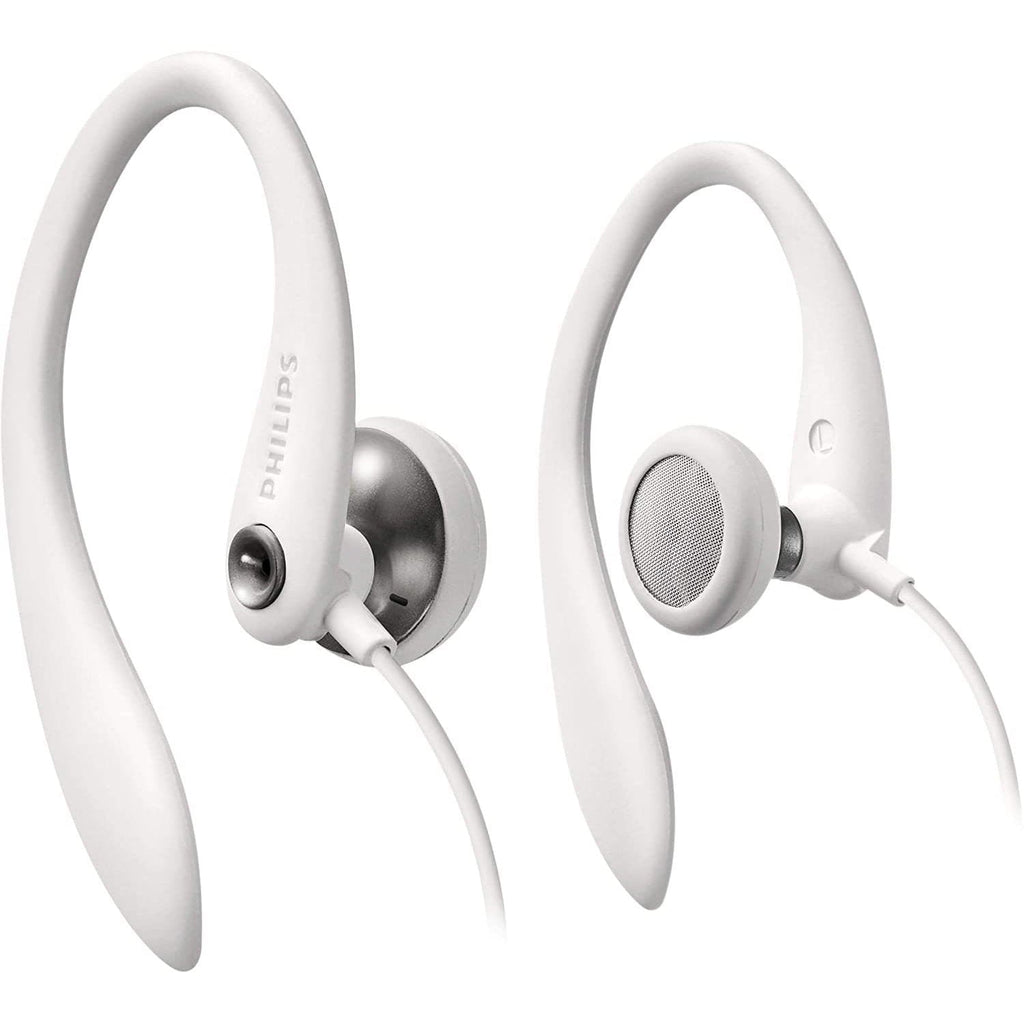 Golden Discs Accessories Philips sports earphones SHS3300WT/10 in-ear sports Earphones - White [Accessories]
