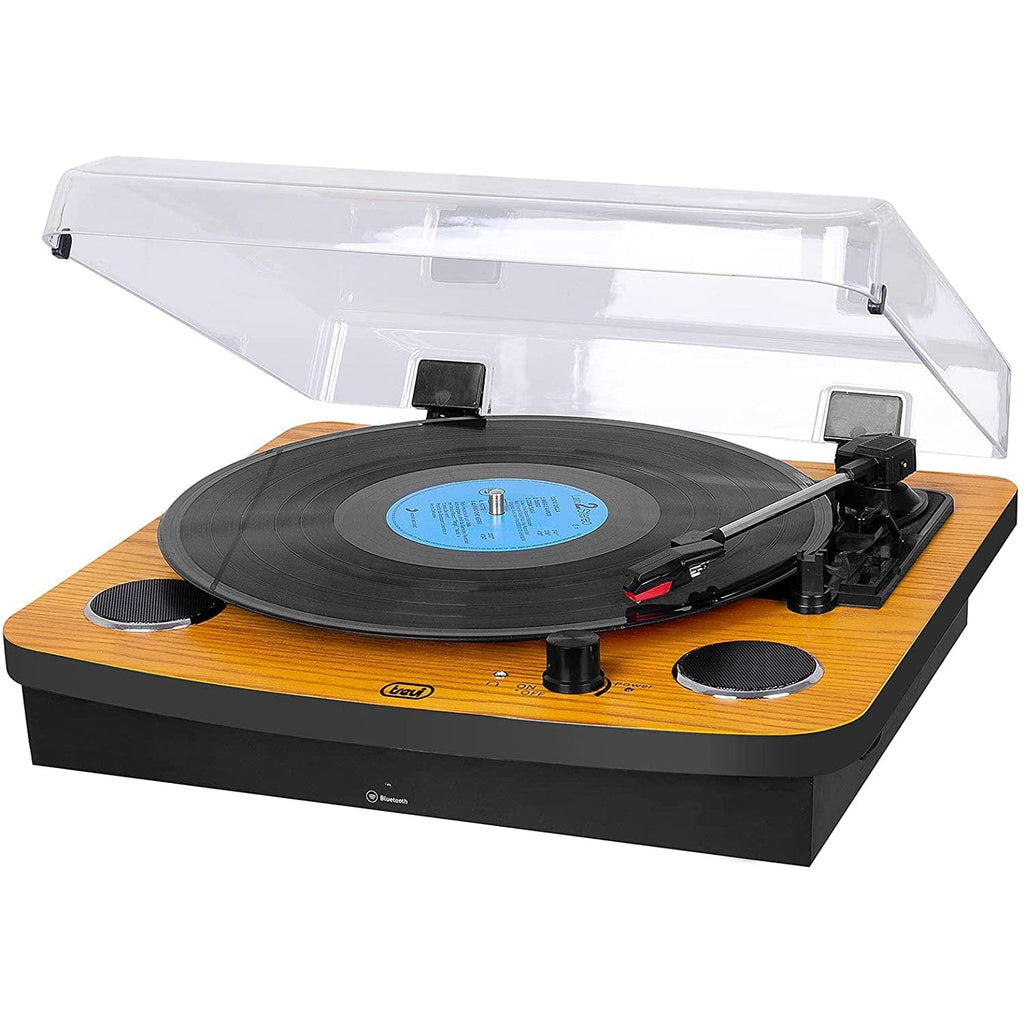 Golden Discs Tech & Turntables Trevi TT 1022 BT - Bluetooth Turntable (Wood) [Tech & Turntables]