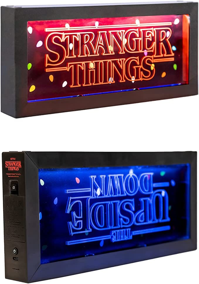 Golden Discs Posters & Merchandise Stranger Things Lamp - 4 Lighting Modes - Multi Colour Lights [Lamps]