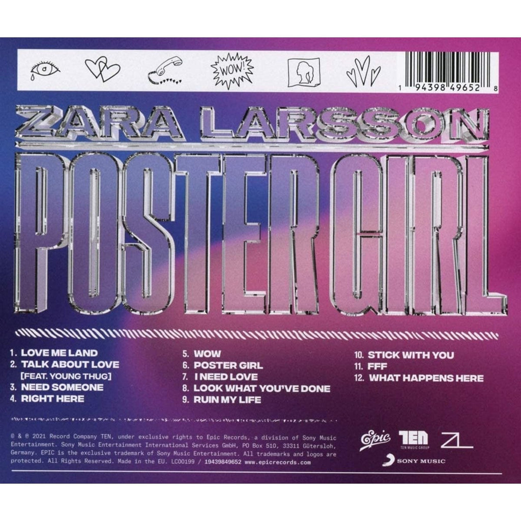 Golden Discs CD Poster Girl - Zara Larsson [CD]