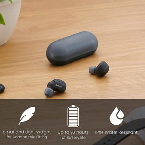 Golden Discs Accessories Sony WF-C500 True Wireless Earphones - Black [Accessories]