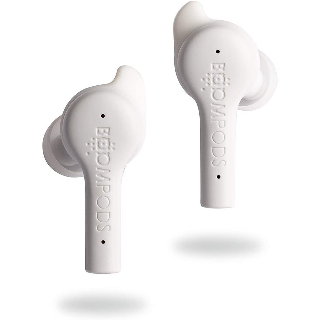 Golden Discs Accessories BOOMPODS Bassline ANC True Wireless – Active Noise Cancelling Bluetooth In-Ear Earphones (White) [Accessories]