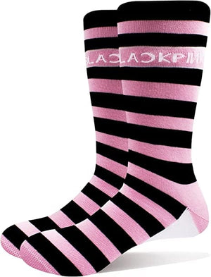 Golden Discs Posters & Merchandise BlackPink Stripes and Logo [Socks]
