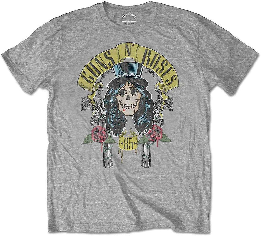 Golden Discs T-Shirts Guns N' Roses: Slash '85 Grey - Medium [T-Shirts]
