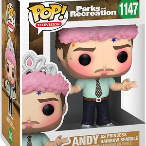 Golden Discs Toys FUNKO: Parks and Rec - Andy as Princess Rainbow Sparkle [Toys]