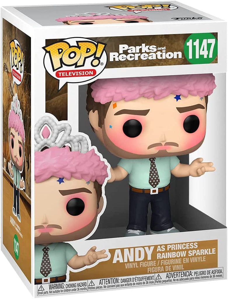 Golden Discs Toys FUNKO: Parks and Rec - Andy as Princess Rainbow Sparkle [Toys]