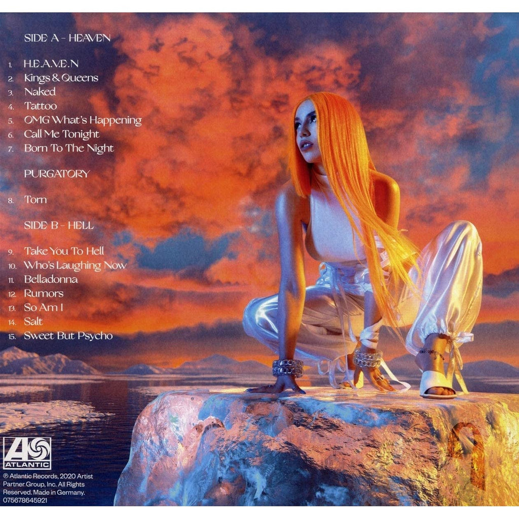 Golden Discs VINYL Ava Max - Heaven & Hell [Limited Edition Transparent Orange Vinyl]