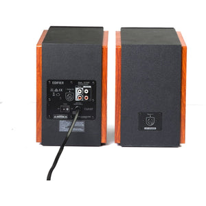 Golden Discs Tech & Turntables Edifier R1700BT Bluetooth Bookshelf Speakers - Active Near-field Studio Monitors - Powered Speakers 2.0 Setup Wooden Enclosure - 66w RMS [Tech & Turntables]
