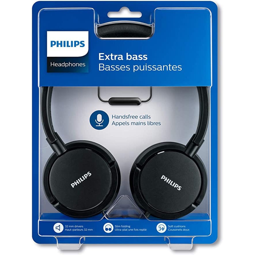 Golden Discs Accessories Philips on-ear headphones SHL5005/00, Black [Accessories]