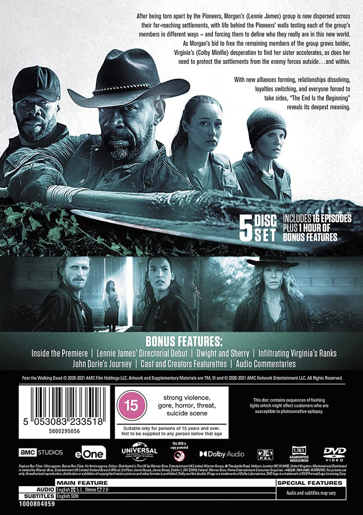 Golden Discs Boxsets Fear The Walking Dead The Complete Sixth Season [Boxsets]
