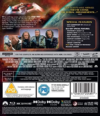 Golden Discs 4K Blu-Ray Star Trek IX: Insurrection - Jonathan Frakes [4K UHD]