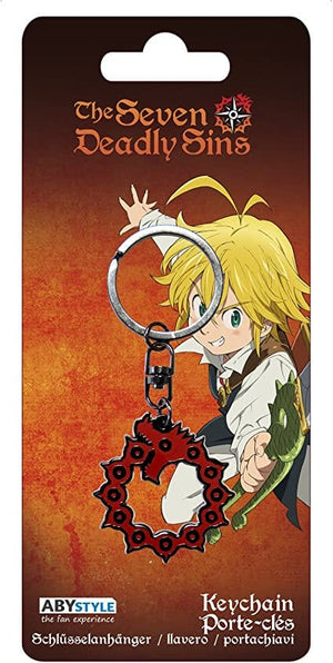 Golden Discs Keychain Seven Deadly Sins - Metal Emblem [Keychain]