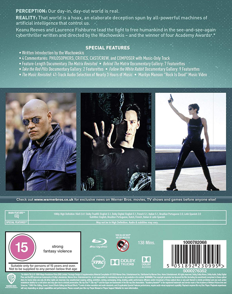 Golden Discs BLU-RAY The Matrix - The Wachowskis [Blu-ray Special Edition]