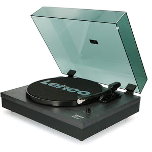 Golden Discs Tech & Turntables Lenco LS-300 – Bluetooth Turntable With Speakers (Black) [Tech & Turntables]