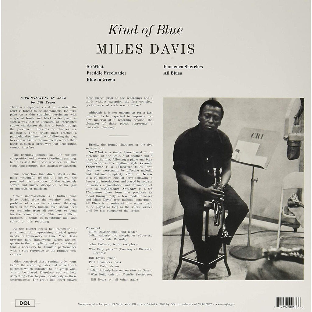 Golden Discs VINYL MILES DAVIS - KIND OF BLUE [Blue Vinyl]