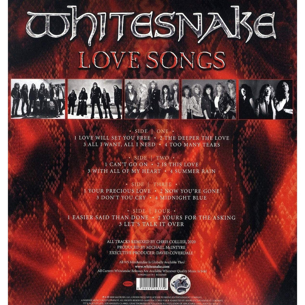 Golden Discs VINYL Love Songs - Whitesnake [VINYL]