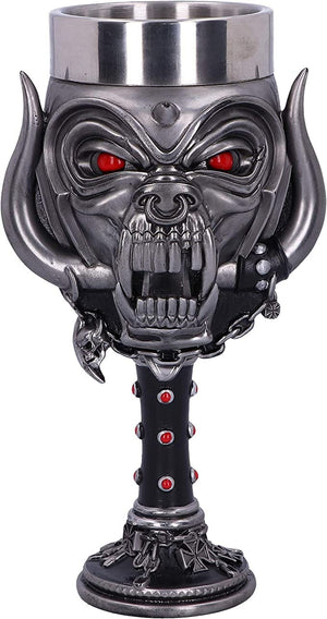 Golden Discs Posters & Merchandise Motorhead Snaggletooth Warpig Glass, Silver [Goblet]
