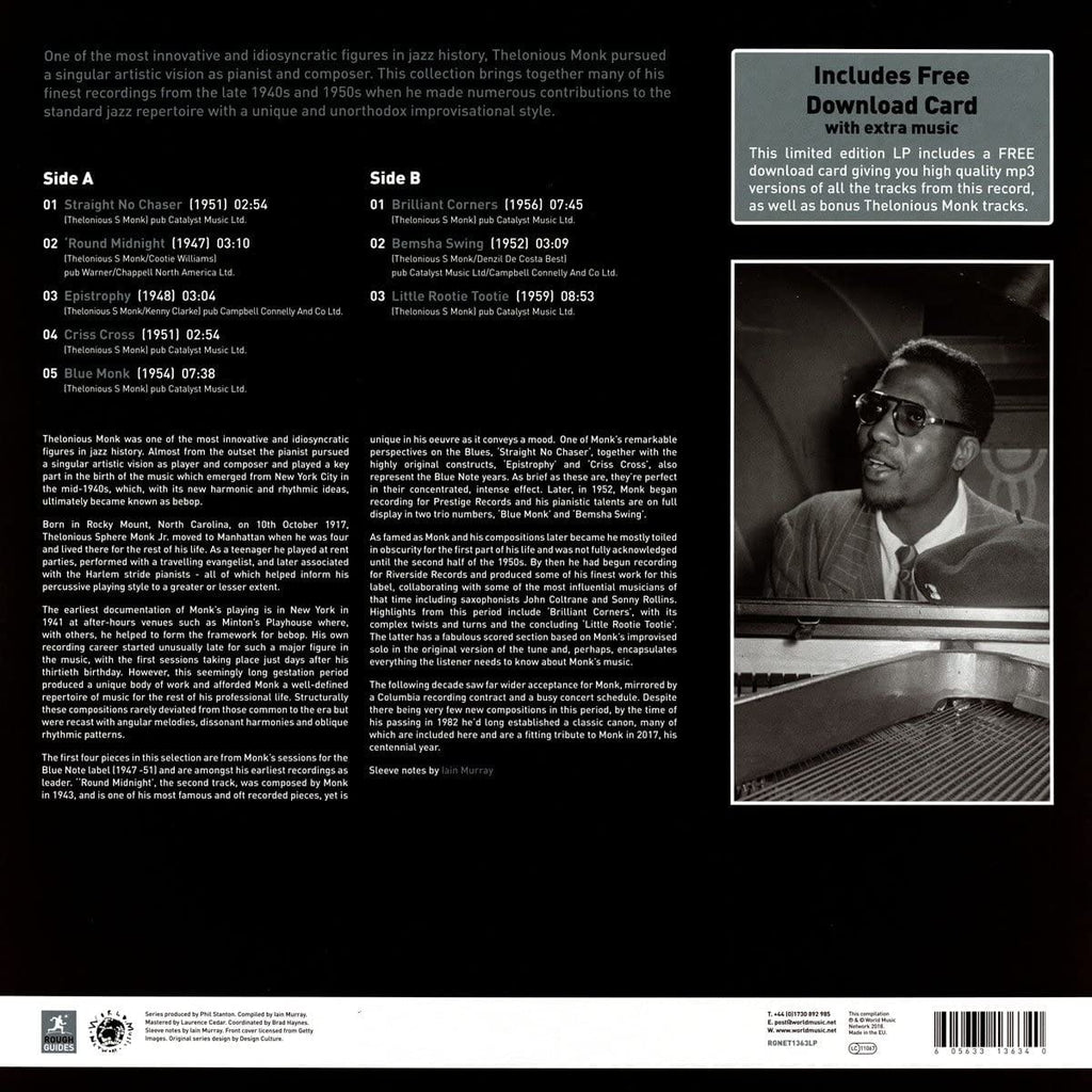 Golden Discs VINYL ROUGH GUIDE TO THELONIUS MONK [VINYL]