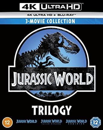 Golden Discs 4K Blu-Ray Jurassic World Trilogy - Colin Trevorrow [4K UHD]
