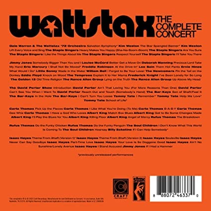 Golden Discs CD Wattstax '72: The Complete Concert - Various Artists [CD]
