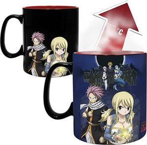 Golden Discs Mugs FAIRY TAIL - Mug Heat Change - 460 ml - Natsu & Lucy [Mug]