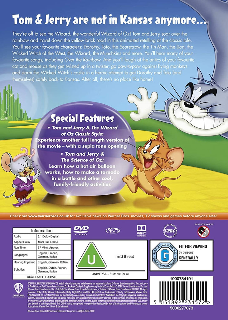 Golden Discs DVD Tom and Jerry and The Wizard of Oz [New line look] [DVD] [DVD]