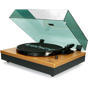 Golden Discs Tech & Turntables Lenco LS-300 – Bluetooth Turntable With Speakers (Wood) [Tech & Turntables]