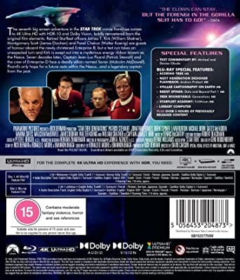 Golden Discs 4K Blu-Ray Star Trek VII - Generations - David Carson [4K UHD]