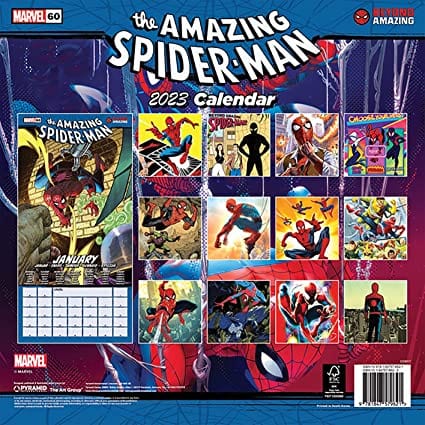 Golden Discs Posters & Merchandise The Amazing Spider-Man 2023 [Calendar]