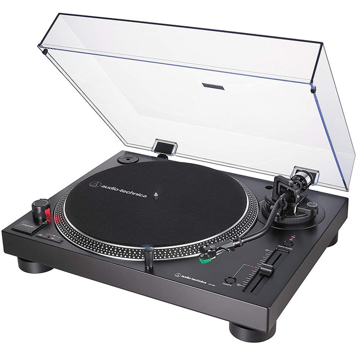 Audio Technica AT LP120XUSB Direct Drive Turntable Black Tech