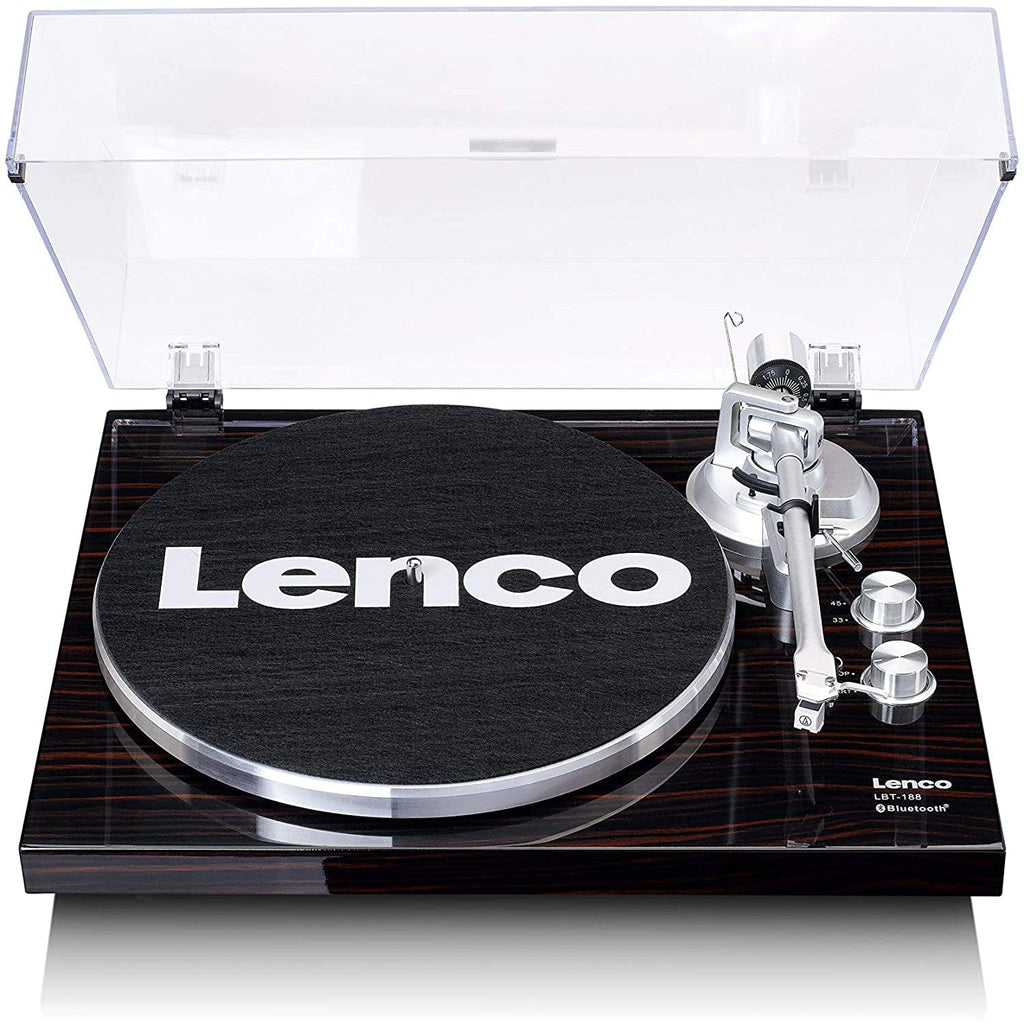 Golden Discs Tech & Turntables Lenco LBT-188 - Bluetooth Turntable (Walnut) [Tech & Turntables]
