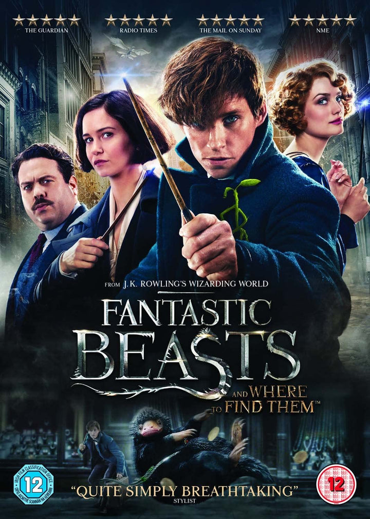 Fantastic Beasts and Where To Find Them DVD Golden Discs