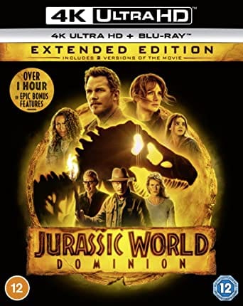 Golden Discs 4K Blu-Ray Jurassic World: Dominion - Colin Trevorrow [4K UHD]