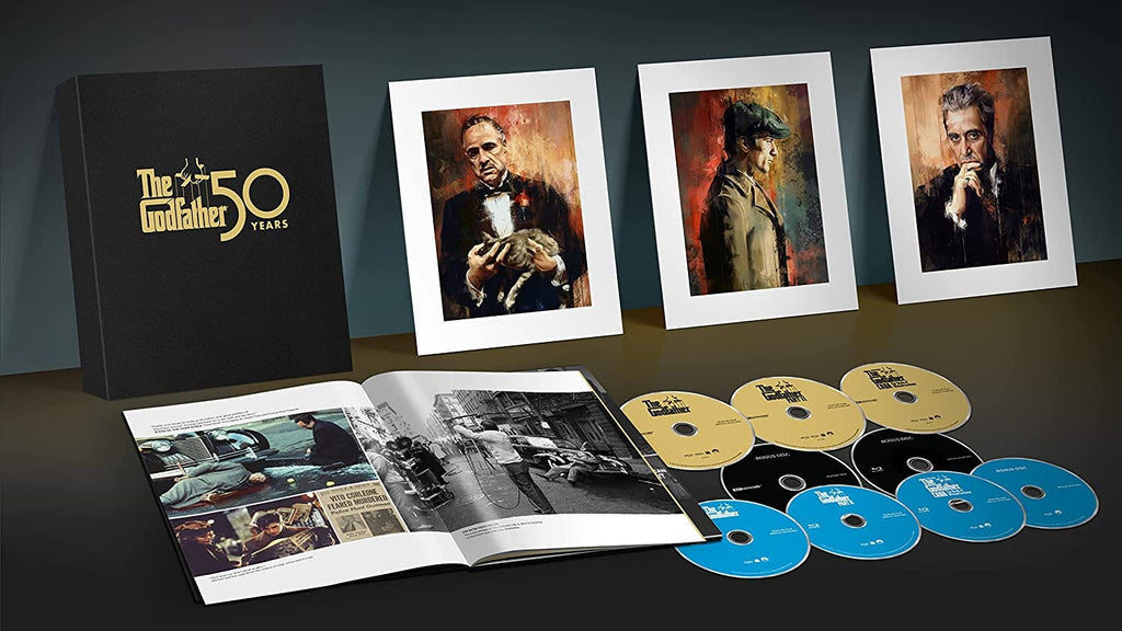 Golden Discs 4K Blu-Ray The Godfather Trilogy - Francis Ford Coppola [Collector's Edition 4K UHD]