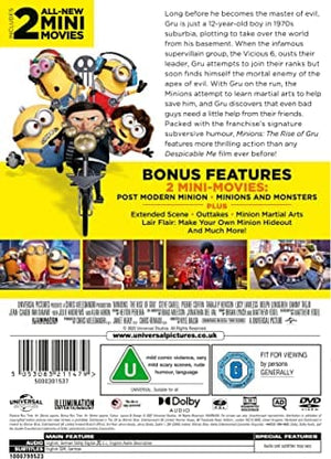 Golden Discs DVD Minions: The Rise of Gru - Kyle Balda [DVD]