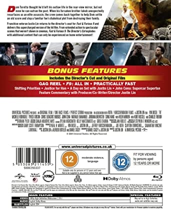 Golden Discs BLU-RAY Fast & Furious 9 - Justin Lin [Blu-ray]