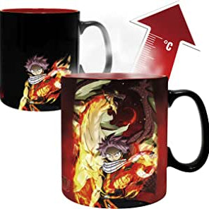 Golden Discs Mugs FAIRY TAIL - Mug Heat Change - 460 ml - Natsu & Lucy [Mug]